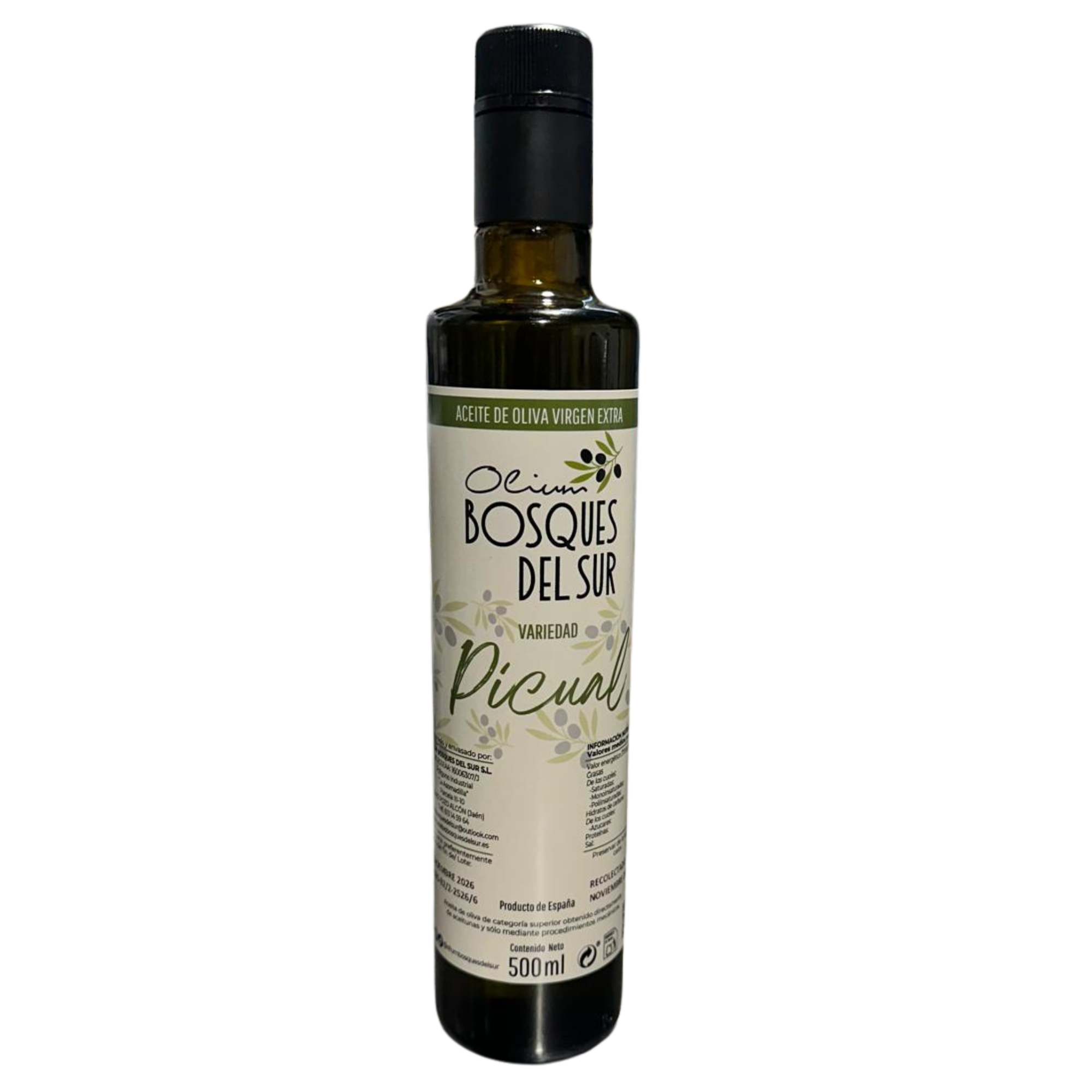 Botellas de Aceite de Oliva Virgen Extra