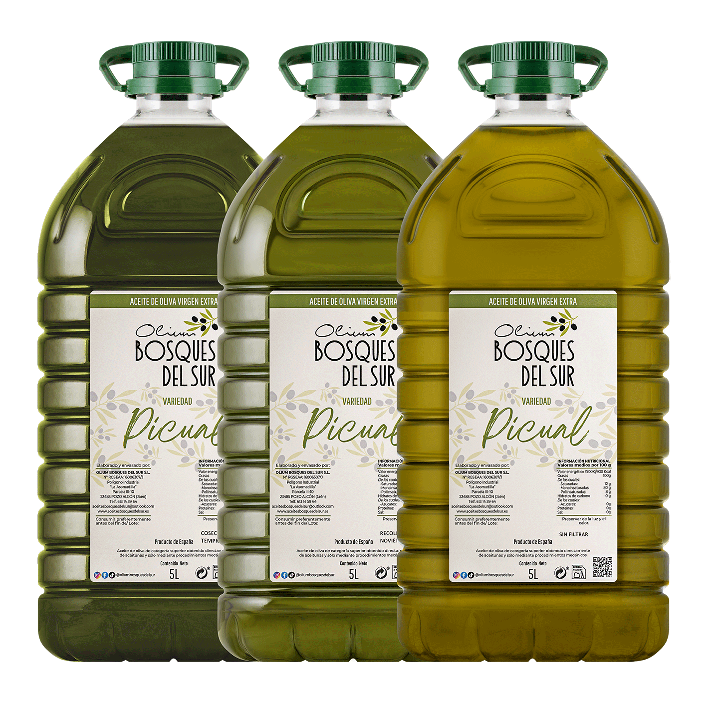 PACK SELECCIÓN AOVE PICUAL COSECHA 2025 – Olium Bosques del Sur
