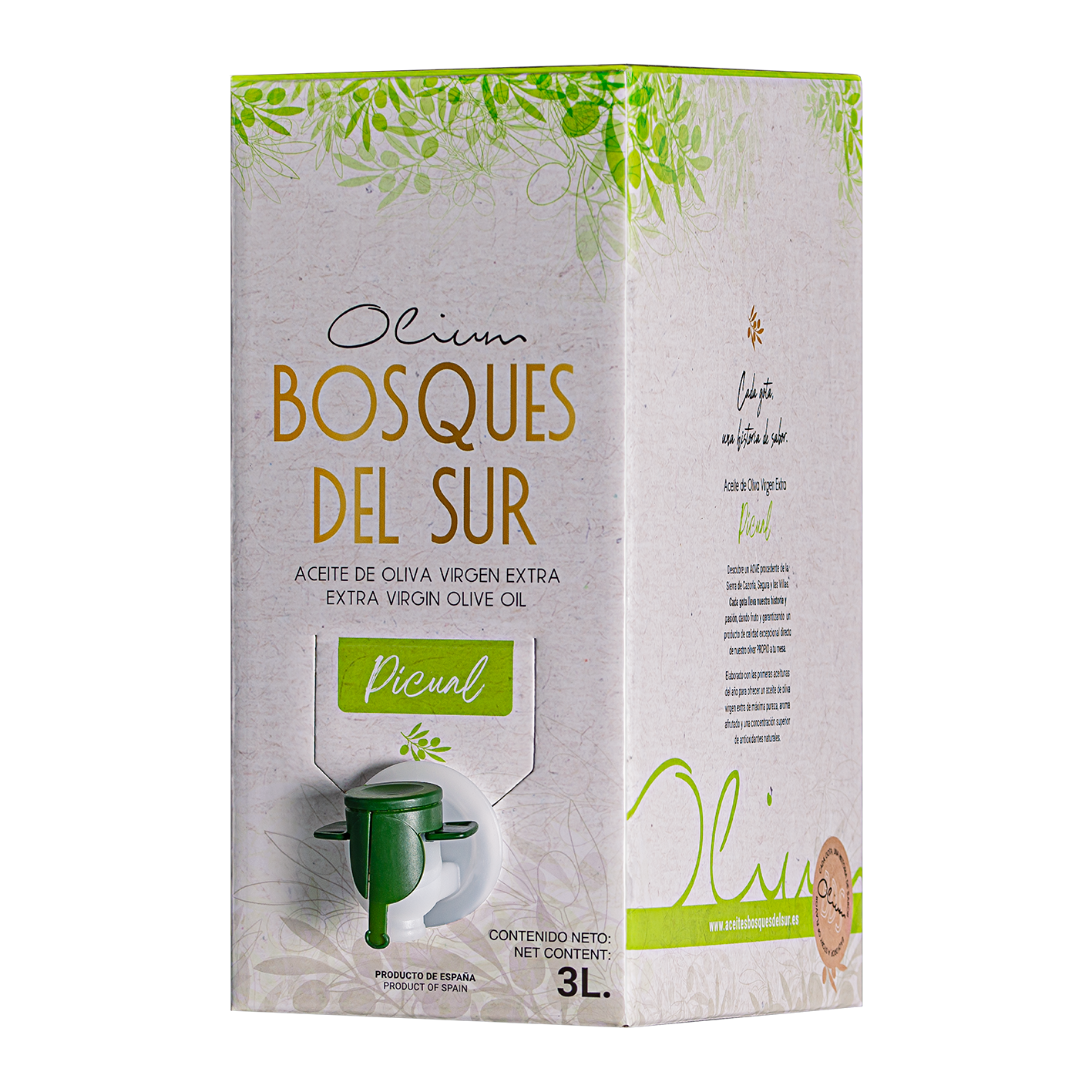 PICUAL COSECHA TEMPRANA BAG IN BOX 3L